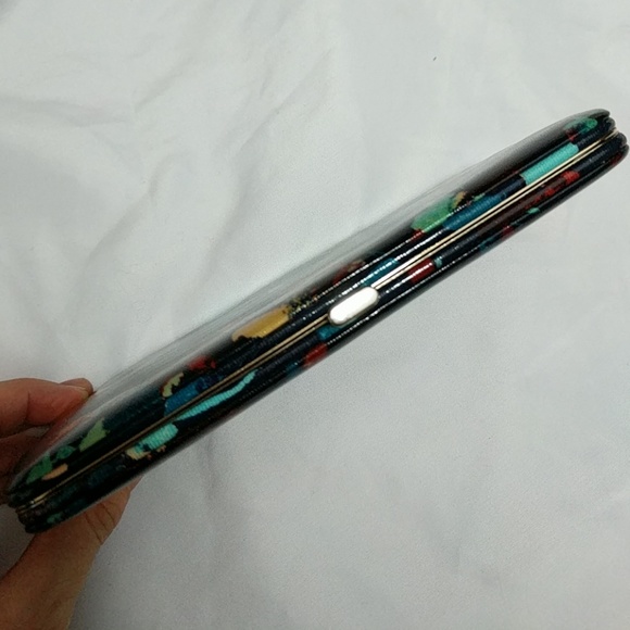 Abstract Floral Womens Wallet - Picture 3 of 4